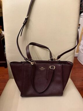 Coach Crossgrain Leather Mini Tote / Satchel